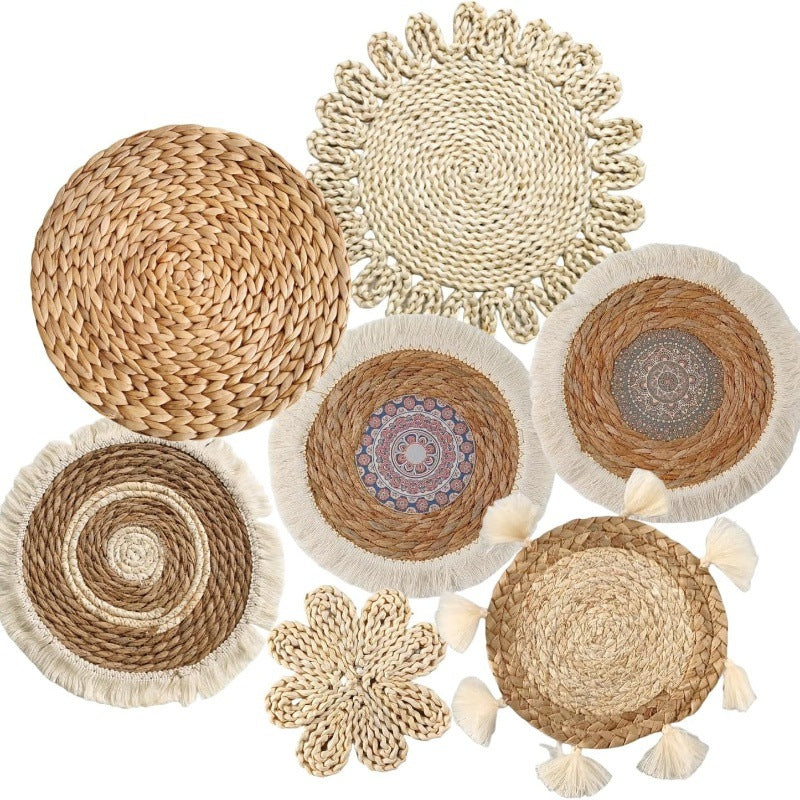 Nordic Woven Wall Art Set - Boho Macrame Decor