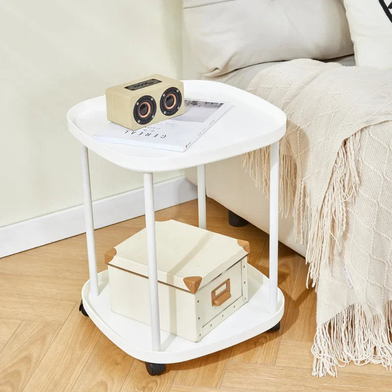 Portable Side Table: Space-Saving Round Accent