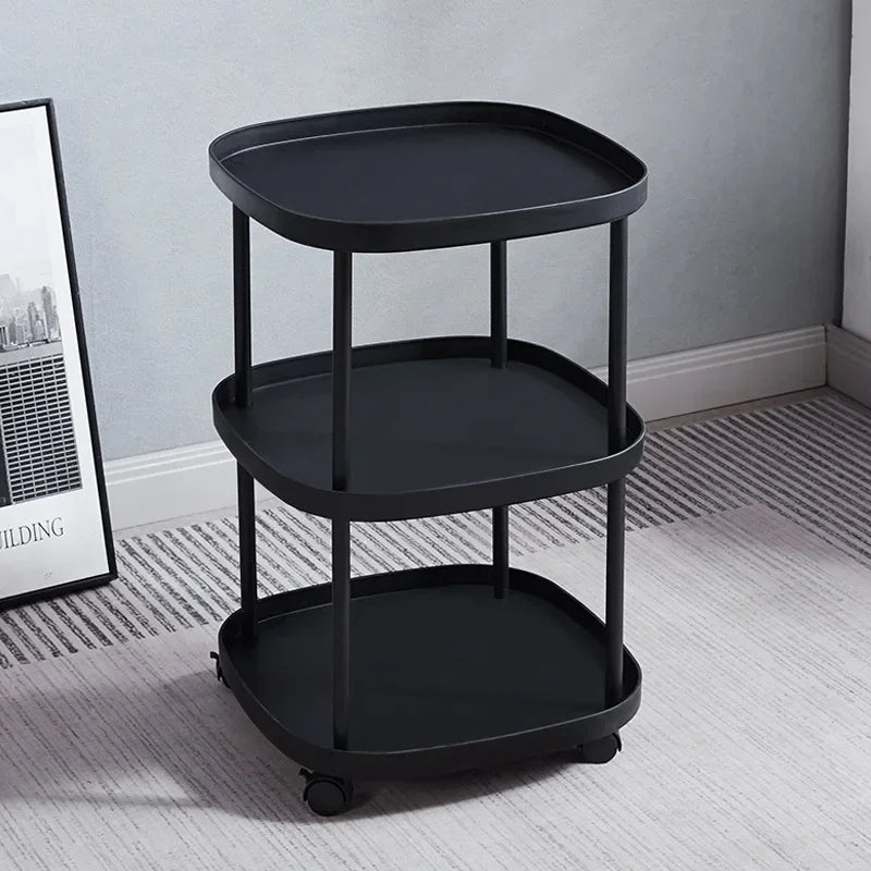Portable Side Table: Space-Saving Round Accent