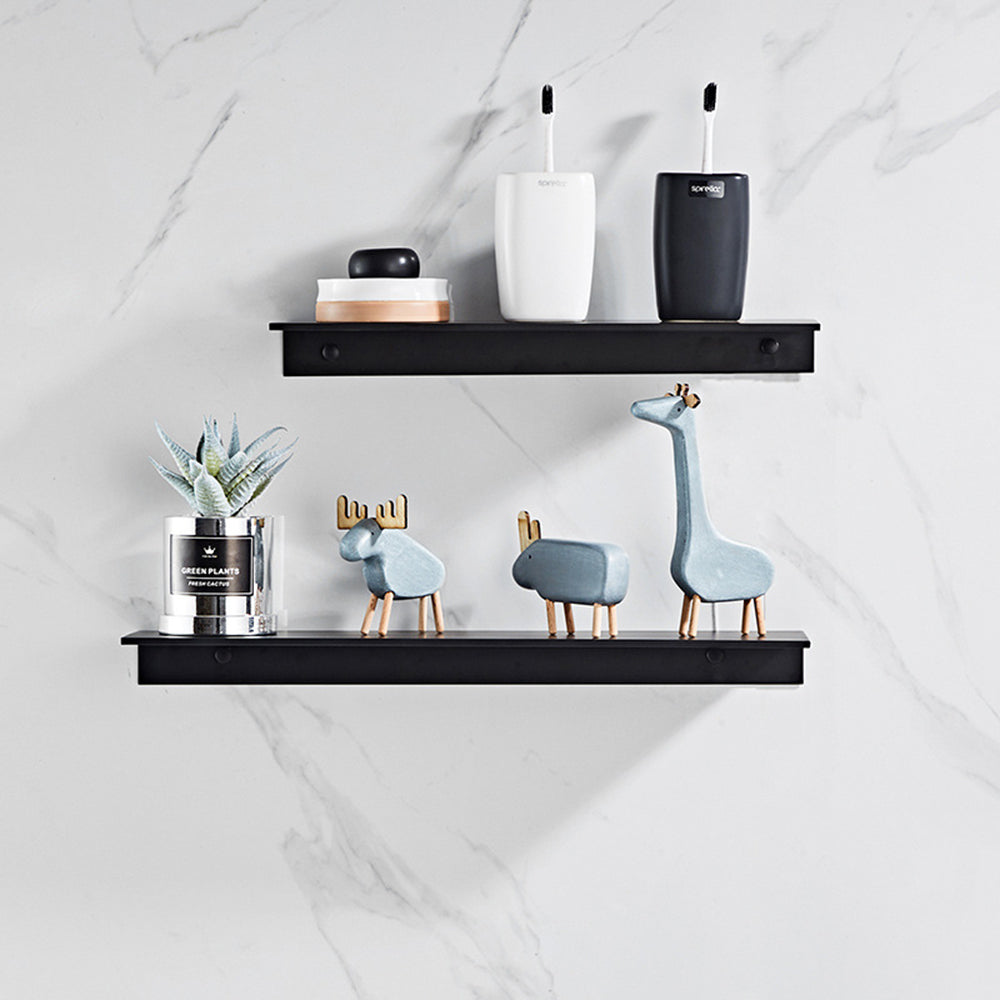 Aluminum Bathroom Shelf - Wall Mounted Shower Organizer
