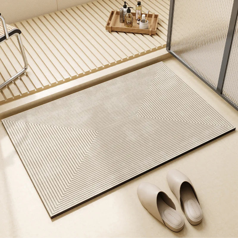 Bath Mat - Quick Dry & Absorbent Non-Slip Diatomaceous Earth