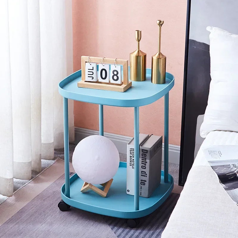 Portable Side Table: Space-Saving Round Accent