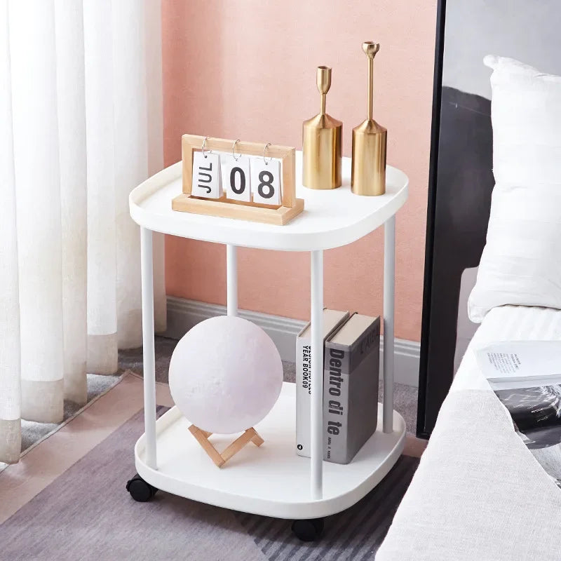 Portable Side Table: Space-Saving Round Accent