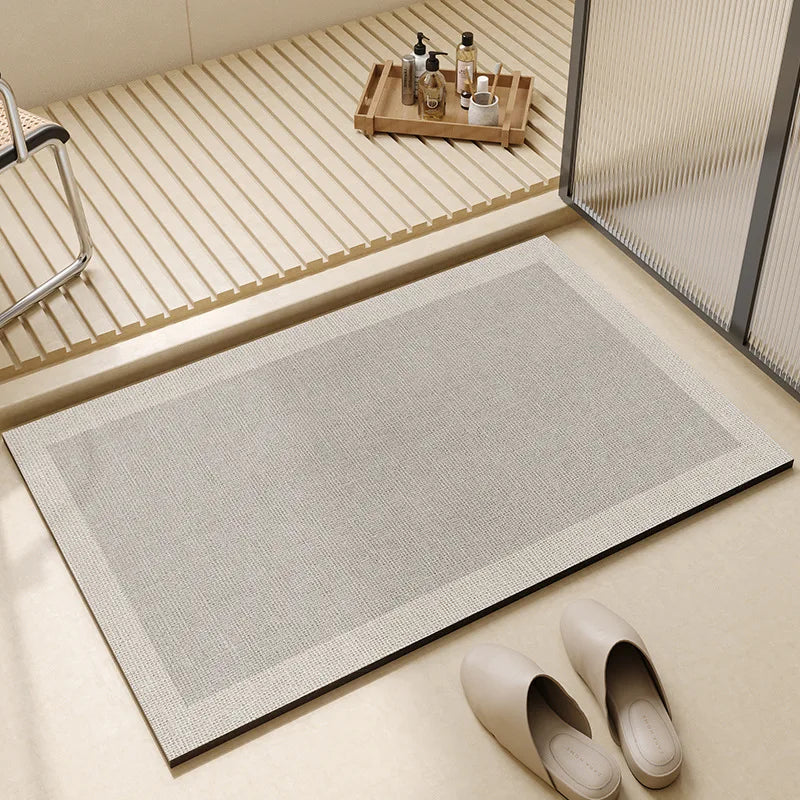Bath Mat - Quick Dry & Absorbent Non-Slip Diatomaceous Earth