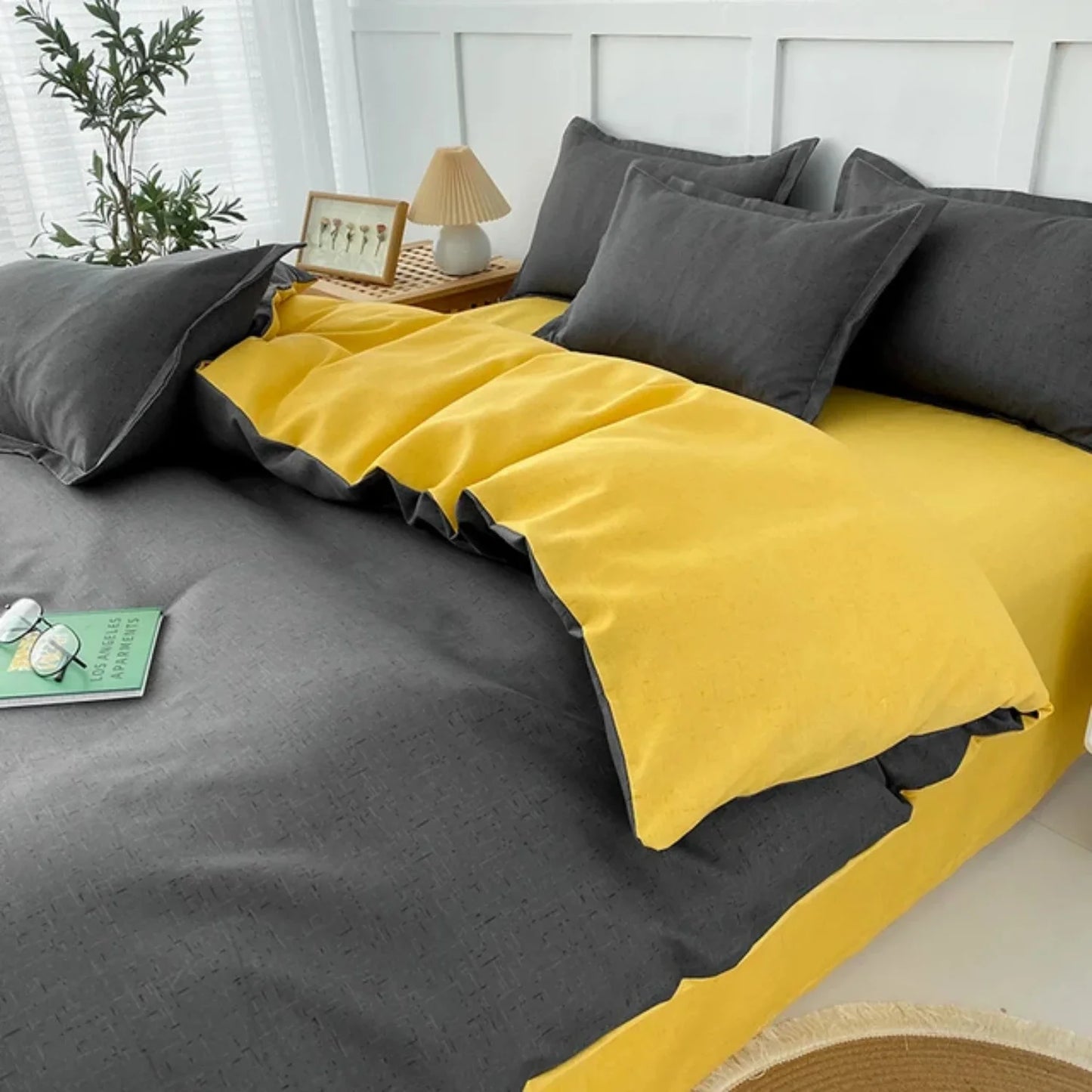 Soft Bedding Set - 4-Piece All Season Comfort for Dorms