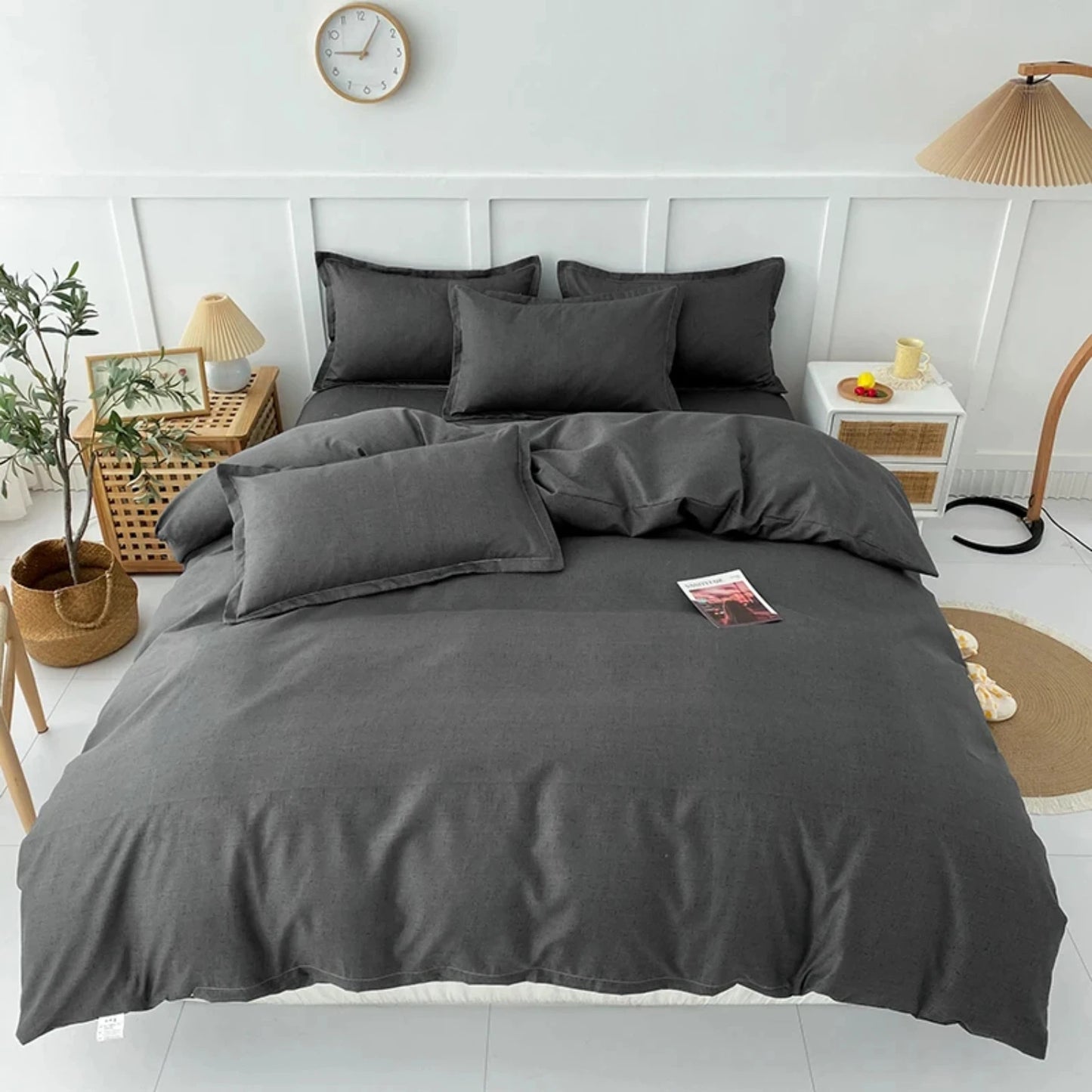 Soft Bedding Set - 4-Piece All Season Comfort for Dorms