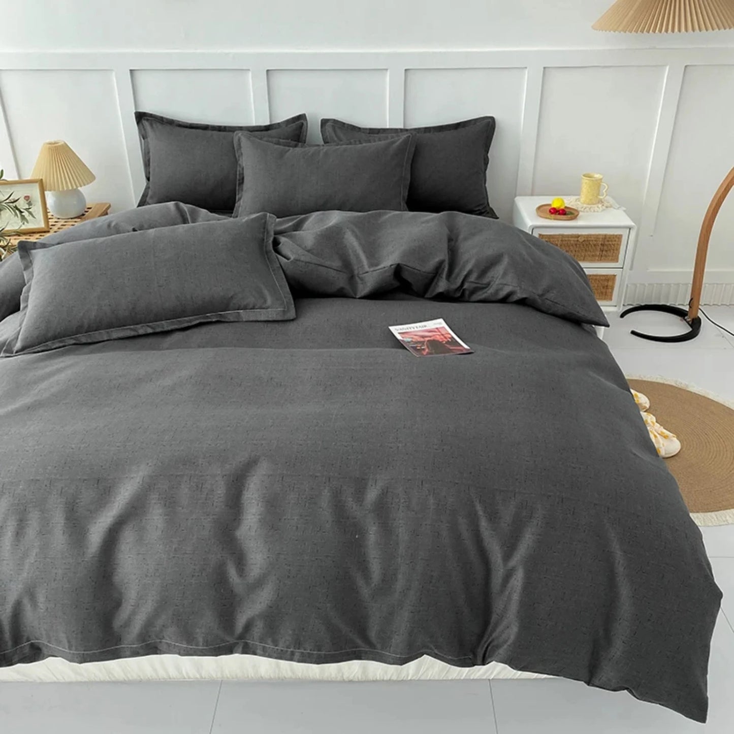 Soft Bedding Set - 4-Piece All Season Comfort for Dorms