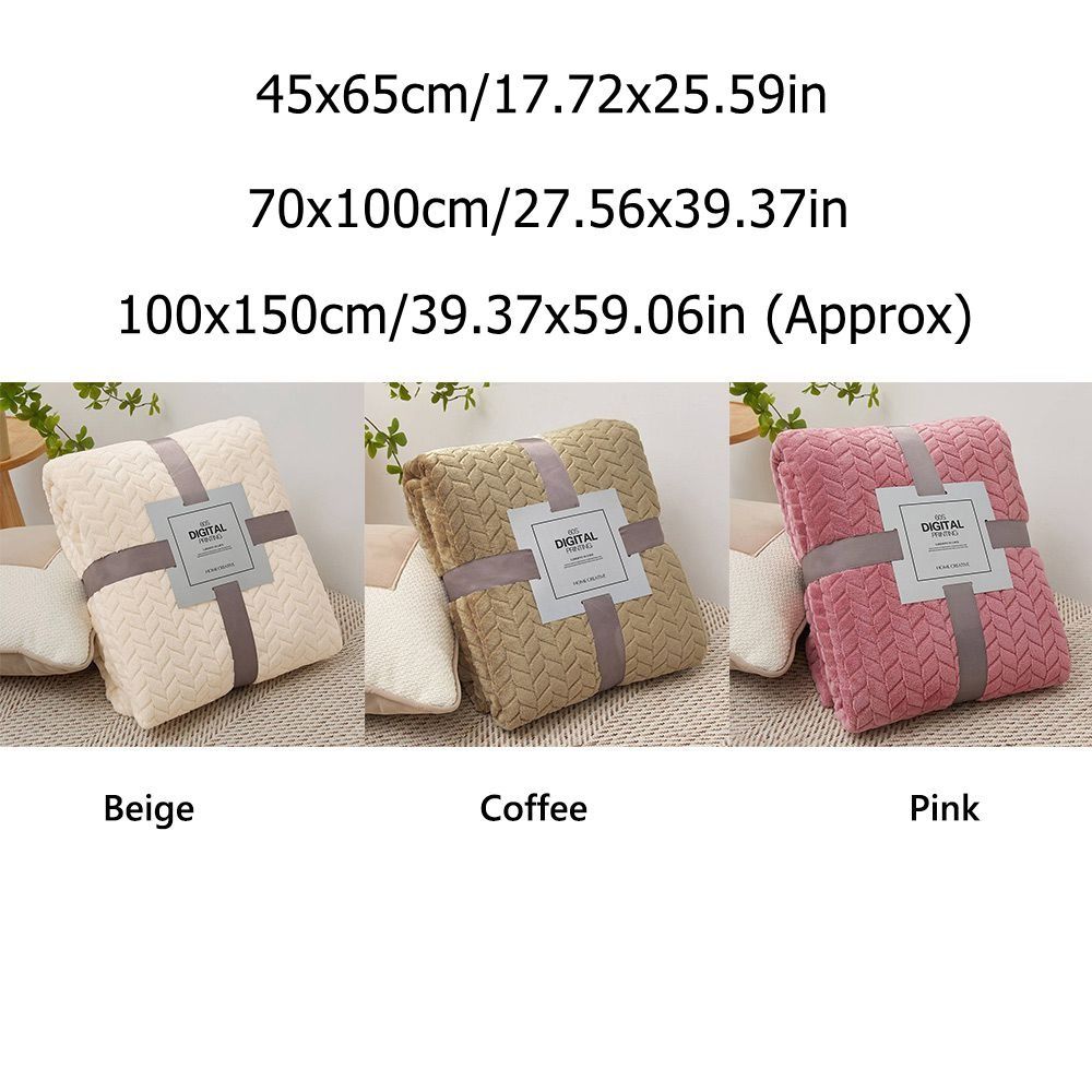 Blanket - Fluffy Coral Velvet Double Sided & Breathable