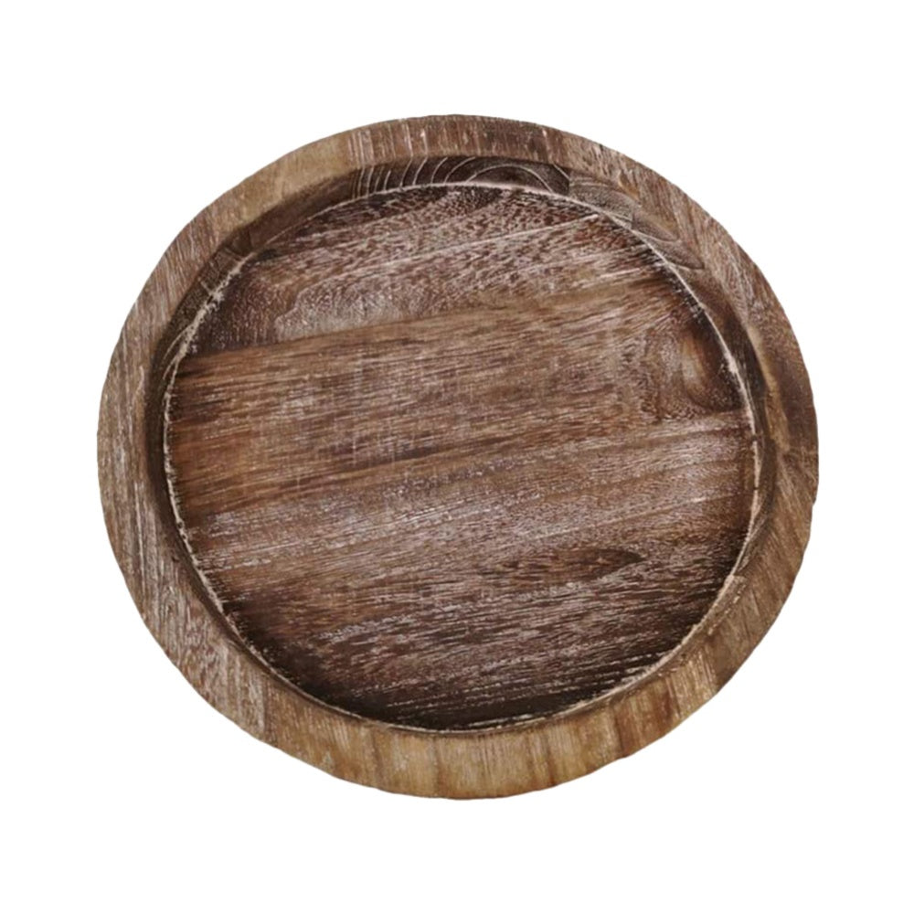 Wooden Tray Multi-Purpose: Fruit, Candle Holder, Farmhouse