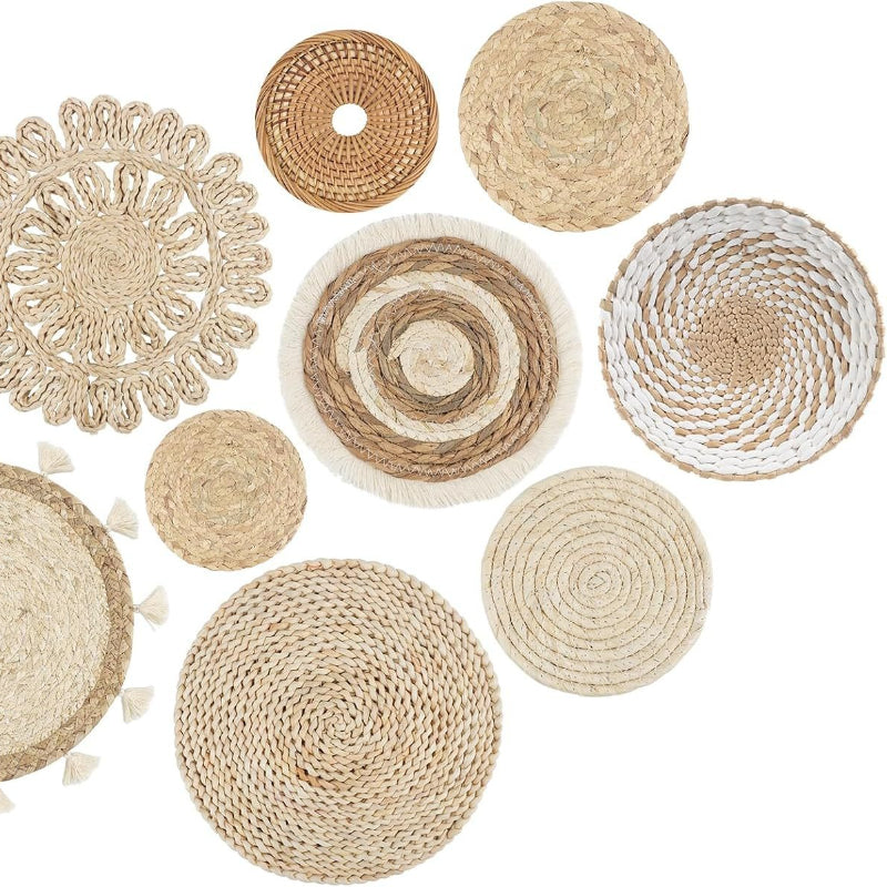 Nordic Woven Wall Art Set - Boho Macrame Decor