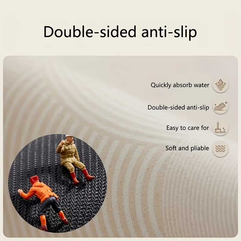 Bath Mat - Quick Dry & Absorbent Non-Slip Diatomaceous Earth
