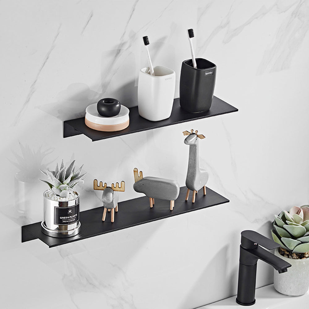 Aluminum Bathroom Shelf - Wall Mounted Shower Organizer