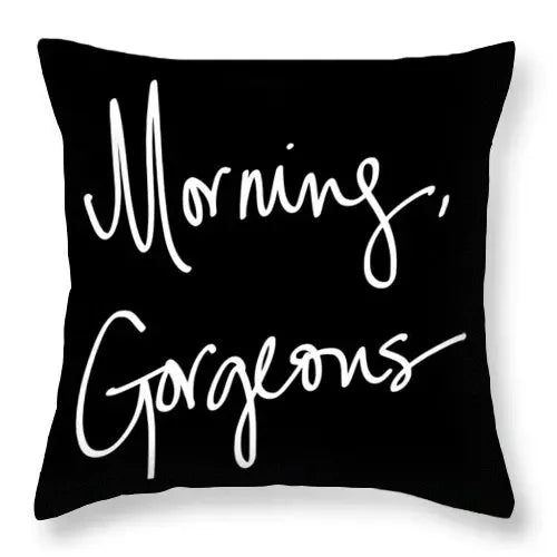 Pillow Cover - Modern Nordic Geometric Black White Design