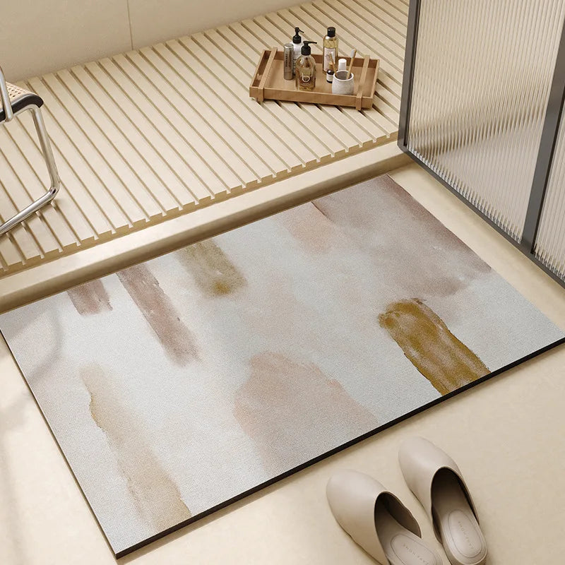 Bath Mat - Quick Dry & Absorbent Non-Slip Diatomaceous Earth