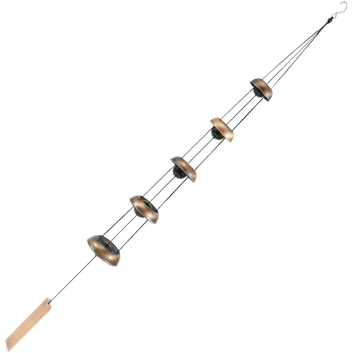 Wind Chime- Red Copper Temple Bells for Kids