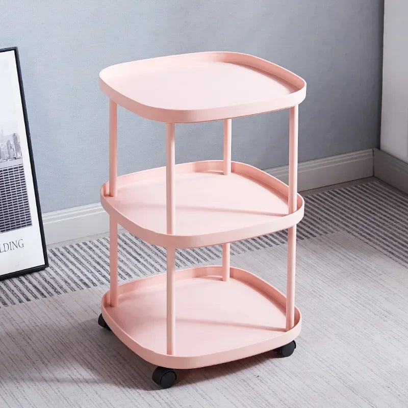 Portable Side Table: Space-Saving Round Accent