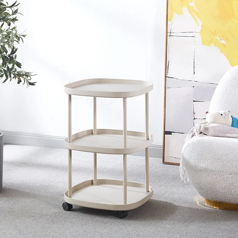 Portable Side Table: Space-Saving Round Accent
