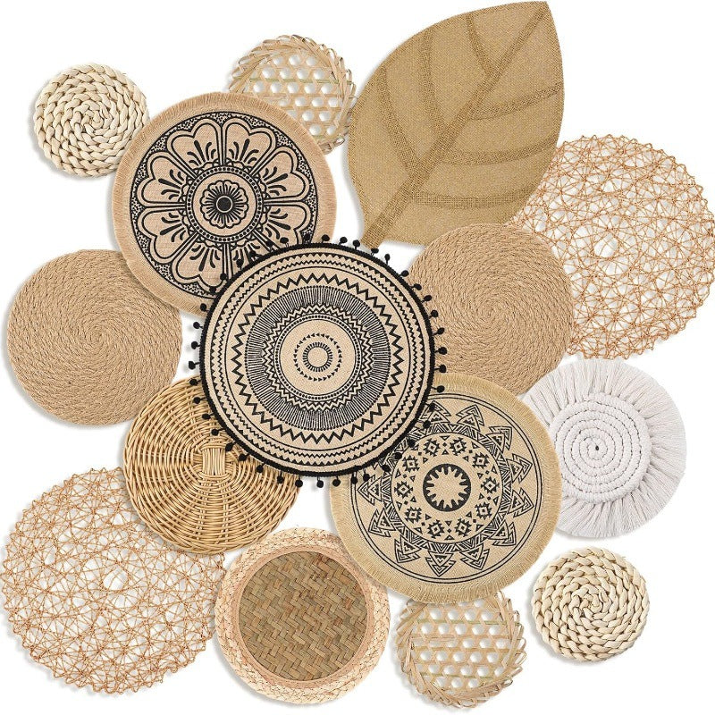 Nordic Woven Wall Art Set - Boho Macrame Decor