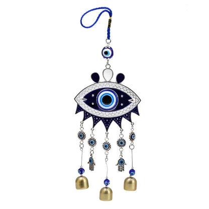 Wind Chimes - Blue Evil Eye Handcrafted Home Decor Gift