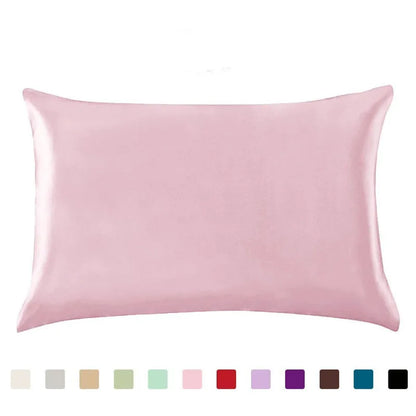 Silky Satin Hair Pillowcase - Standard Queen, 100% Beauty Care