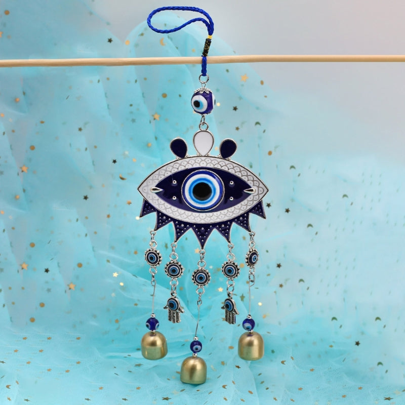 Wind Chimes - Blue Evil Eye Handcrafted Home Decor Gift