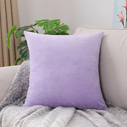 Nordic Plush Pillow Cover: Large Square Sofa Bed Decor