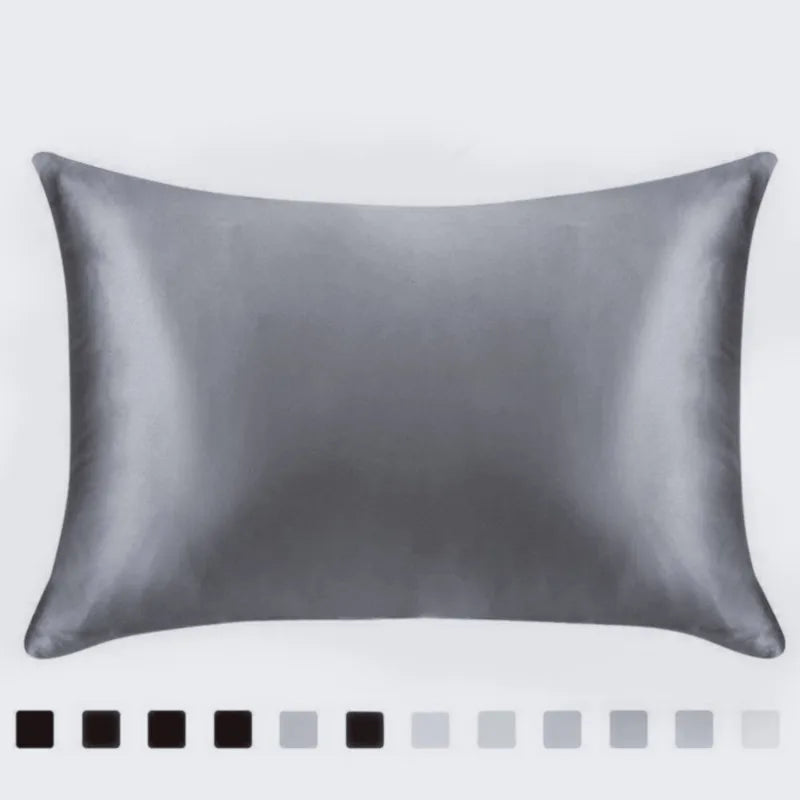 Silky Satin Hair Pillowcase - Standard Queen, 100% Beauty Care