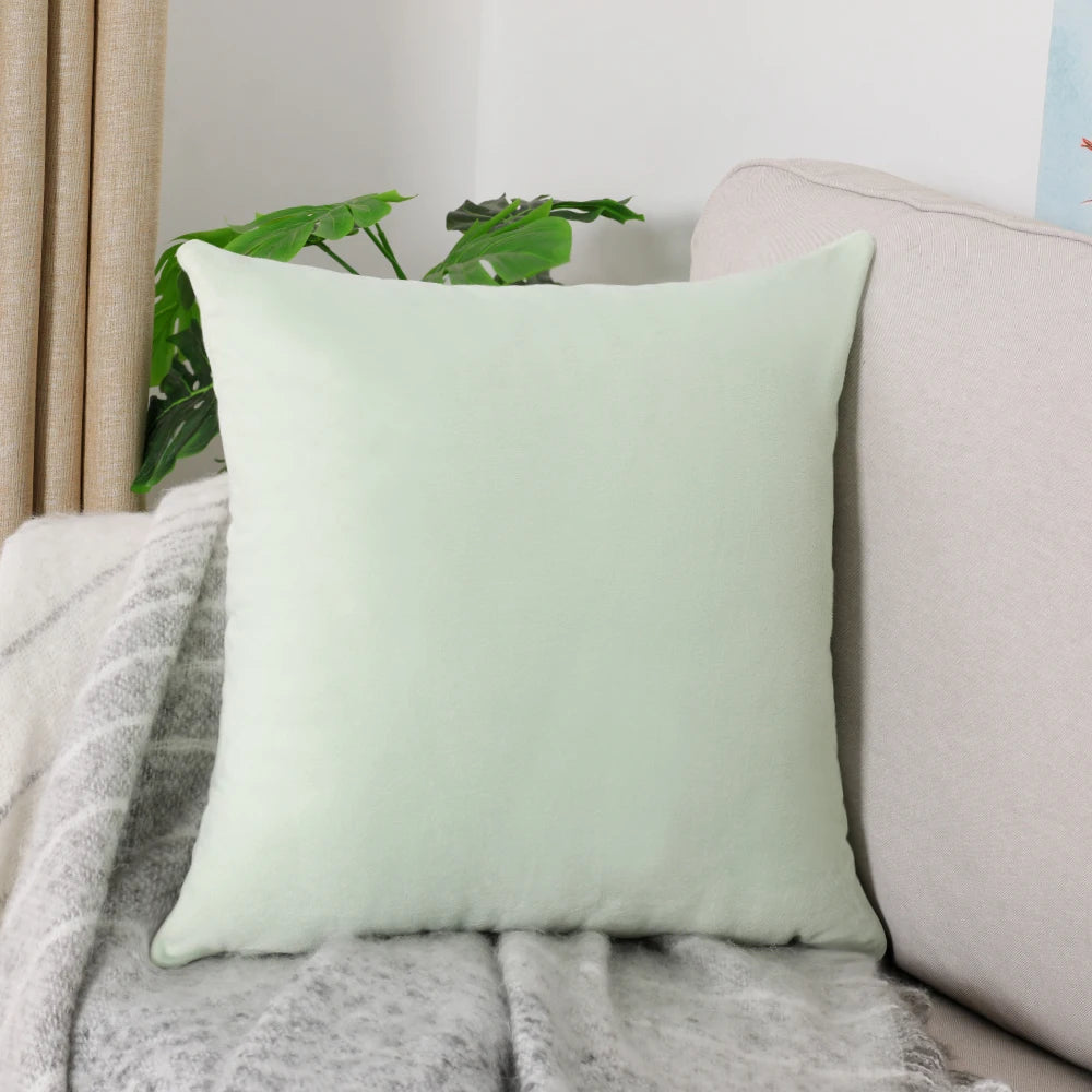 Nordic Plush Pillow Cover: Large Square Sofa Bed Decor