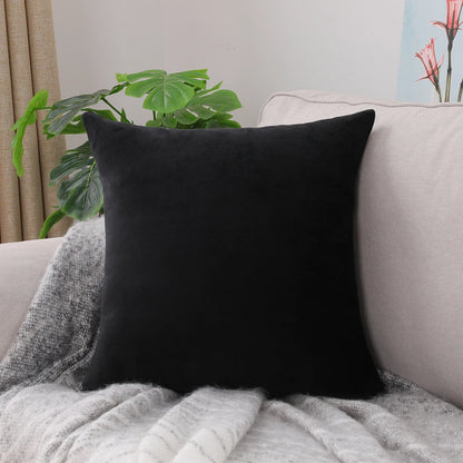 Nordic Plush Pillow Cover: Large Square Sofa Bed Decor