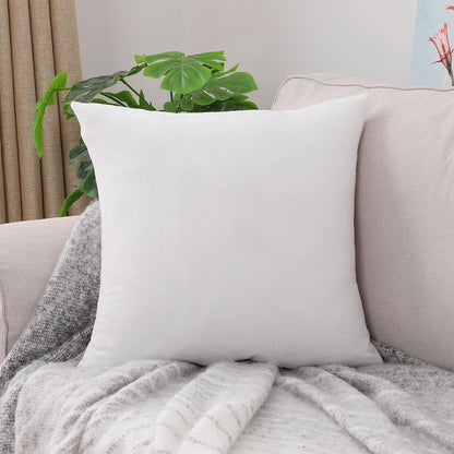 Nordic Plush Pillow Cover: Large Square Sofa Bed Decor