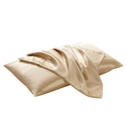 Silky Satin Hair Pillowcase - Standard Queen, 100% Beauty Care