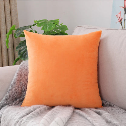 Nordic Plush Pillow Cover: Large Square Sofa Bed Decor
