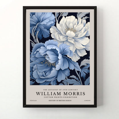 William Morris Flower Animals Wall Art Canvas Print
