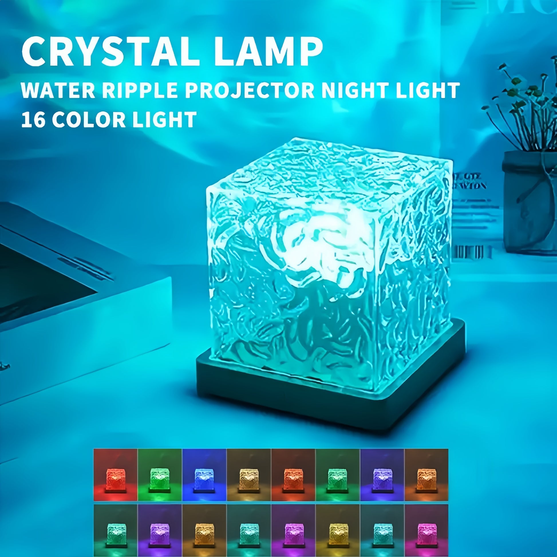 16Colors Ocean Wave Aurora Projector LED Night Light