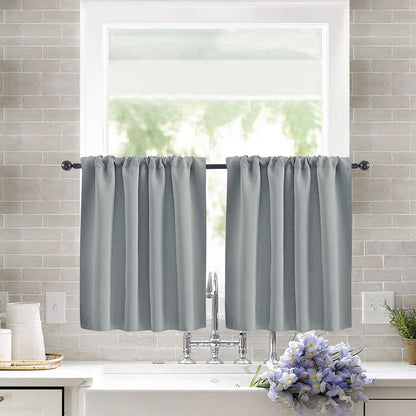 High Blackout Short Curtain, UV Protection for Kitchen