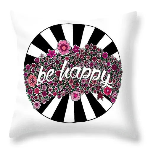 Pillow Cover - Modern Nordic Geometric Black White Design