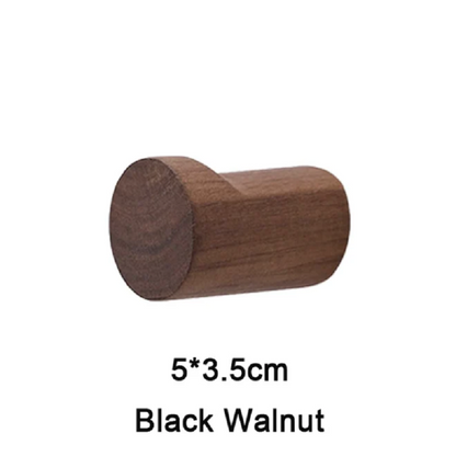 Walnut Hook Modern Wall Mounted Coat & Towel Hanger