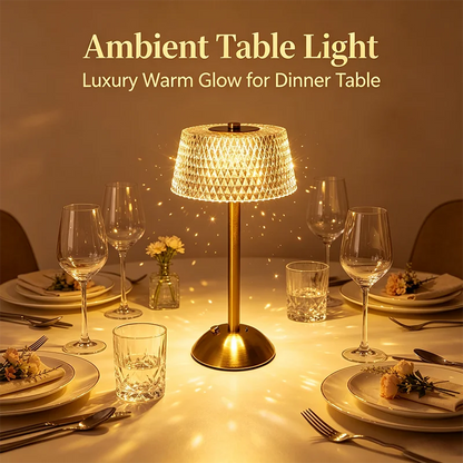 Rechargeable LED Night Light Touch Bedroom Night Lamp Bedroom Study Bedside Atmosphere Decoration Glass LED Table Lamps