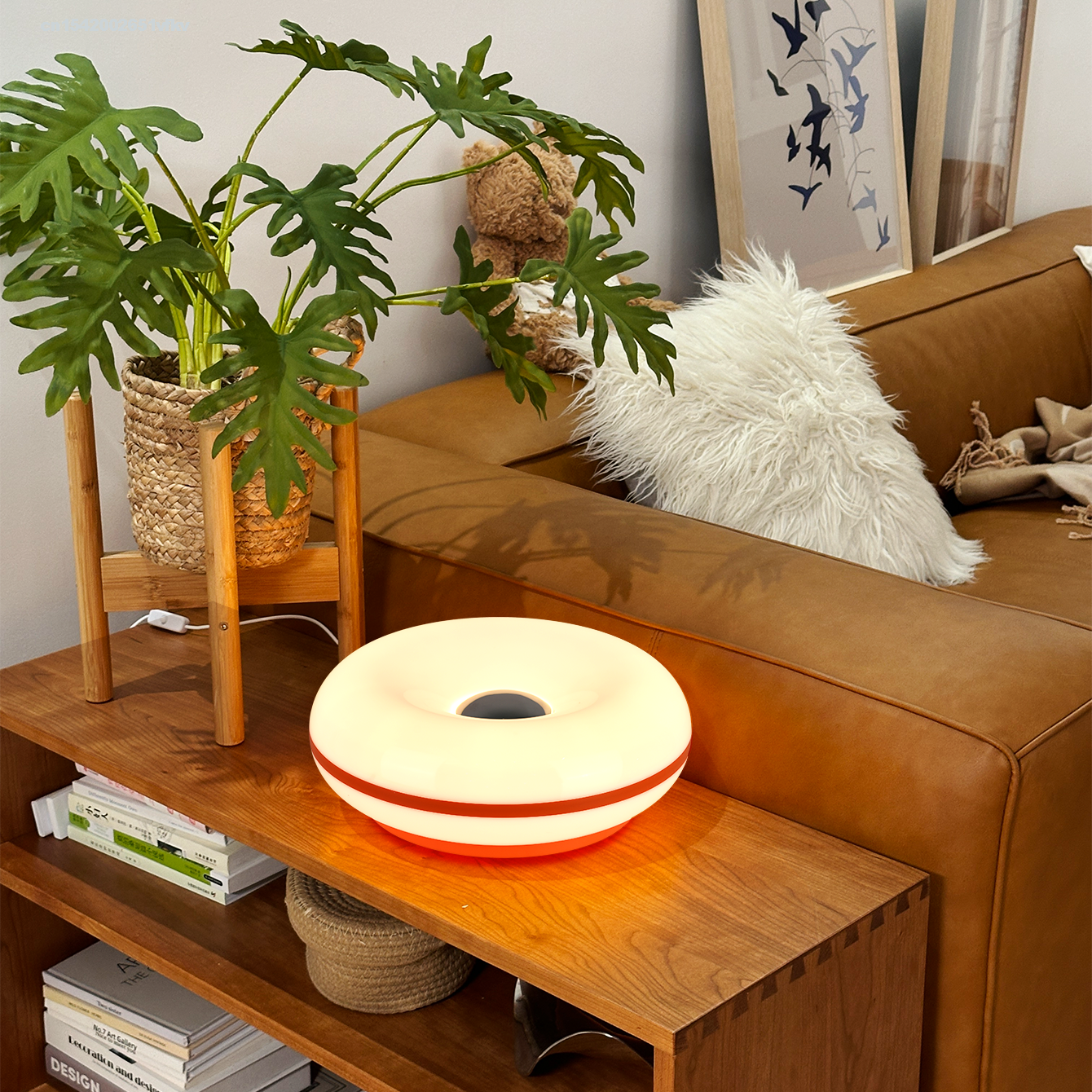 Bauhaus USB Table Lamp - Modern Donut Ambient Light