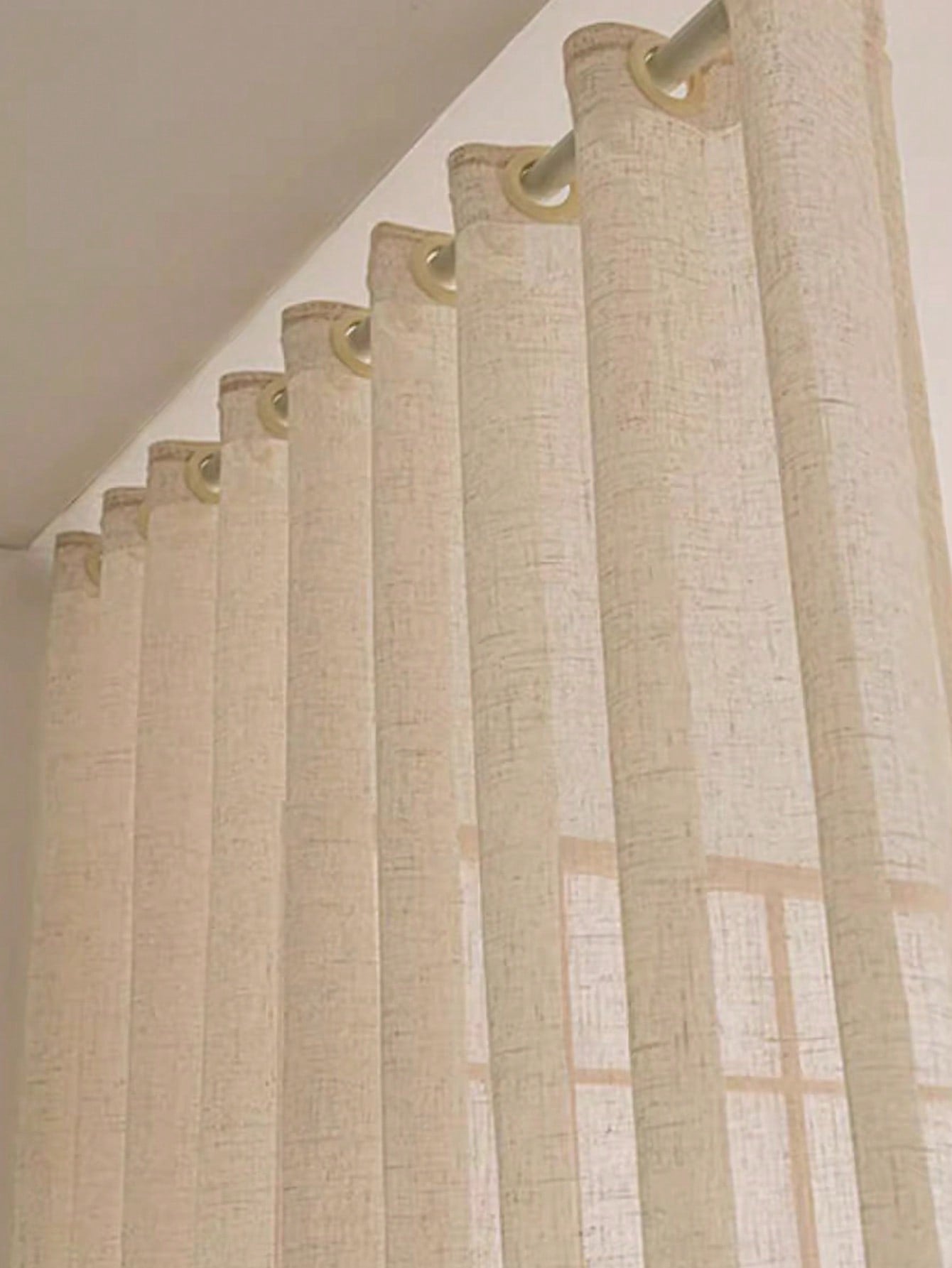 Japanese Linen Curtains: Semi Blackout, Mosquito Proof