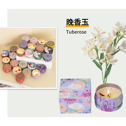 Scented Candle: Long-lasting Floral Wedding Gift