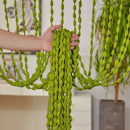 Polyester Beaded Curtains - Elegant Room Divider Decor