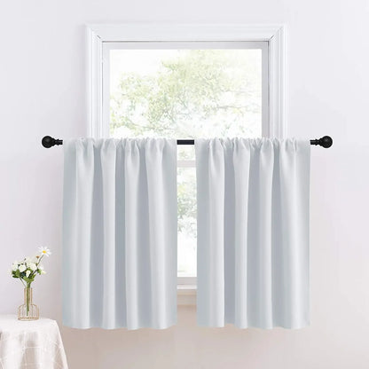 High Blackout Short Curtain, UV Protection for Kitchen