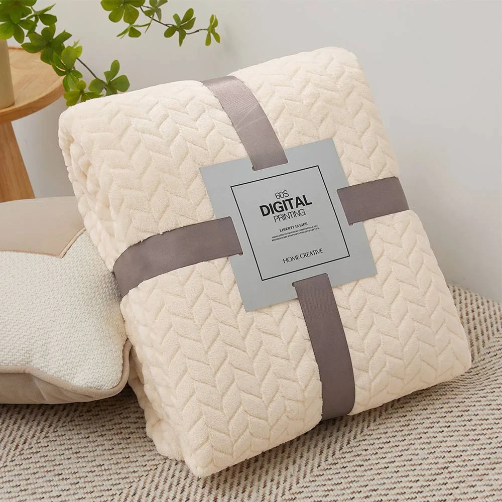 Blanket - Fluffy Coral Velvet Double Sided & Breathable