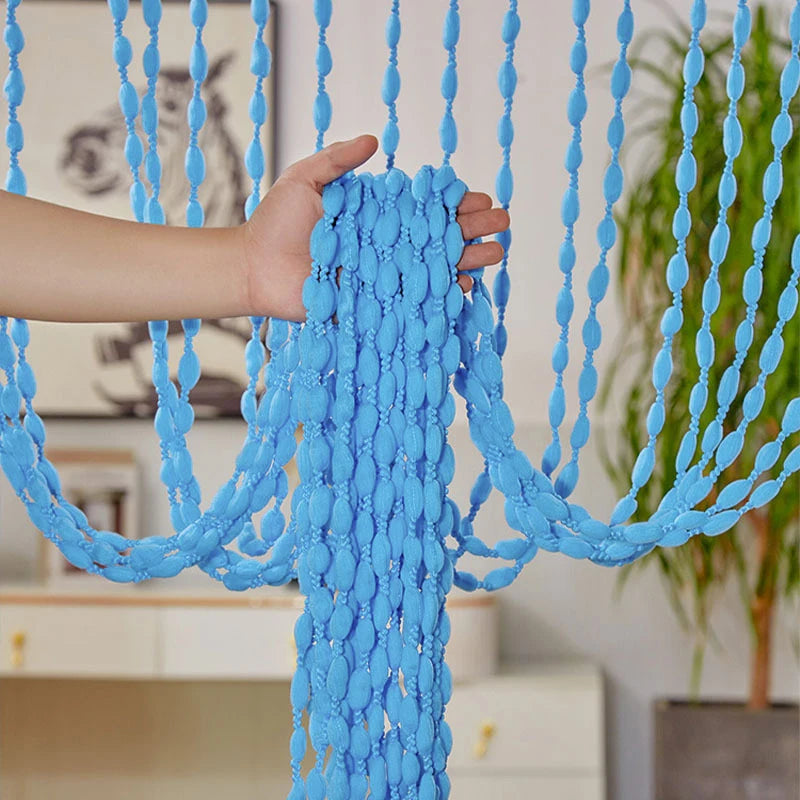 Polyester Beaded Curtains - Elegant Room Divider Decor