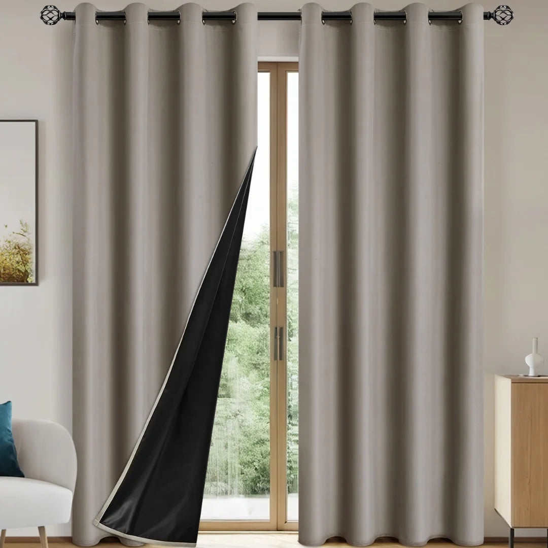Blackout Curtains 1pc: Total Privacy, Bedroom & Living Room