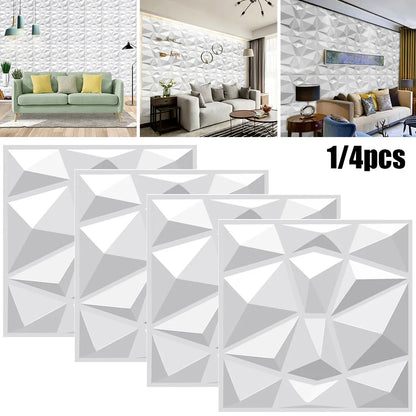 3D Wall Panels: Waterproof 30x30cm Wall Decor for Living Room