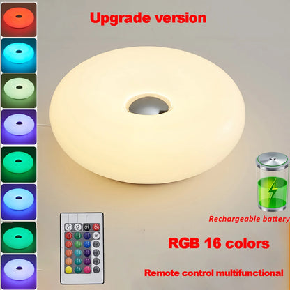 Bauhaus USB Table Lamp - Modern Donut Ambient Light