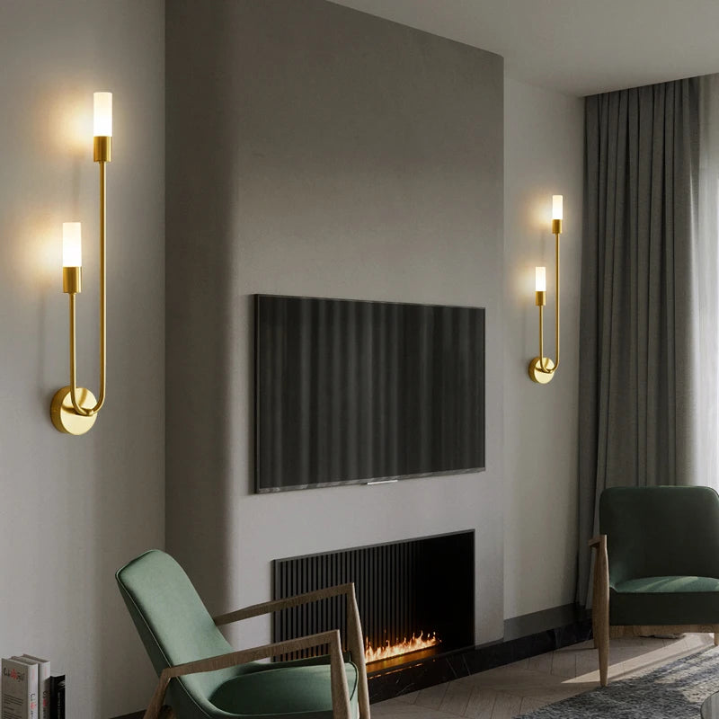Modern LED Wall Lights Line Lamps Indoor Lighting for Bedroom Bedside TV Background Led Lamps Home Decor Light Fixture