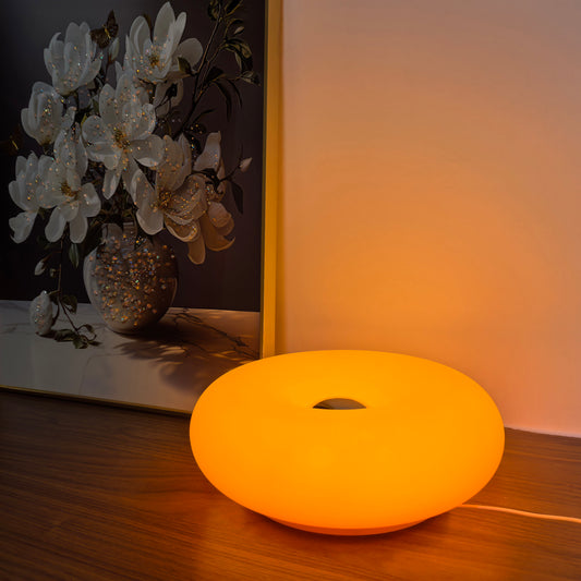 Bauhaus USB Table Lamp - Modern Donut Ambient Light